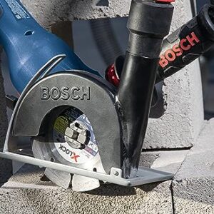 BOSCH GWX18V-13CN PROFACTOR™ 18V X-LOCK Connected-Ready 5 – 6 In. Angle Grinder with Slide Switch (Bare Tool), Black,grey,blue