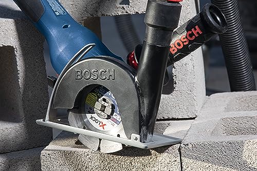 BOSCH GWX18V-13CN PROFACTOR™ 18V X-LOCK Connected-Ready 5 – 6 In. Angle Grinder with Slide Switch (Bare Tool), Black,grey,blue