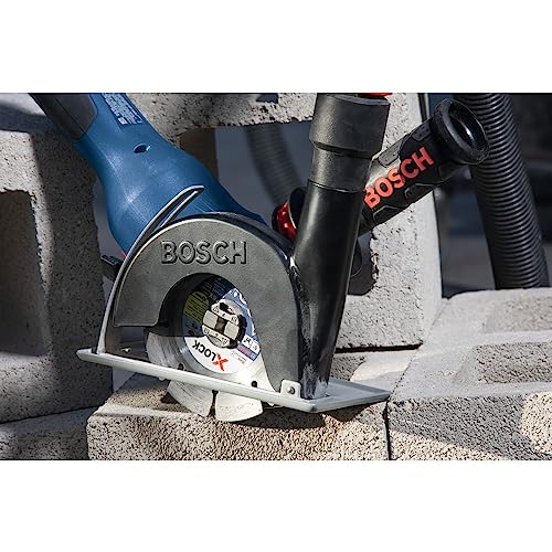 BOSCH GWX18V-13CN PROFACTOR™ 18V X-LOCK Connected-Ready 5 – 6 In. Angle Grinder with Slide Switch (Bare Tool), Black,grey,blue