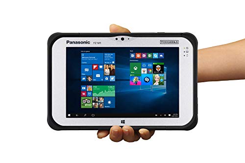 Panasonic Toughpad M1, FZ-M1, FZ-M1CEBEABM, Intel Core i5-4302Y @1.6GHz, 8GB, 128GB SSD, Wi-fi, Bluetooth, 4G LTE, Win 10 Pro, TPM 1.2, Camera, Webcam, 2D Barcode Laser (EA30), (Renewed)