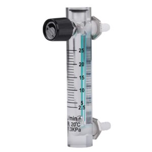 tube type acylic flowmeter, air flowmeter oxygen flowmeter,lzq-5 flowmeter 2.5-25 lpm flow meter with control valve for oxygen/air/gas