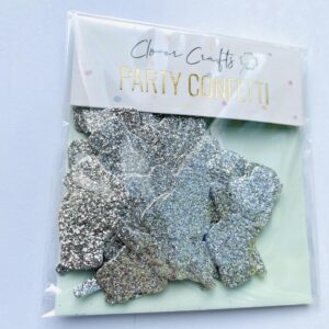 50 x Silver Middle finger Confetti | Divorce Party cake decorations | Breakup party decorations