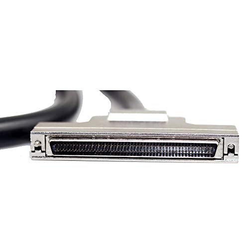 GZGMET SCSI Cable HPDB100 Cable HPDB 100 Pin Male to Male Cable Office Computer Connector (5 Meter)