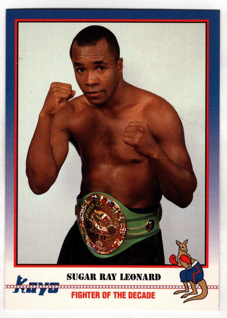 SUGAR RAY LEONARD Super Middleweight 1991 Kayo #156 - Boxing Card