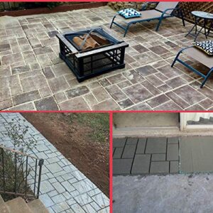 Anothera 20"x20"x1.8" Plus Size Walk Maker Reusable Concrete Path Maker Molds Stepping Stone Paver Lawn Patio Yard Garden DIY Walkway Pavement Paving Moulds (8-Grid)