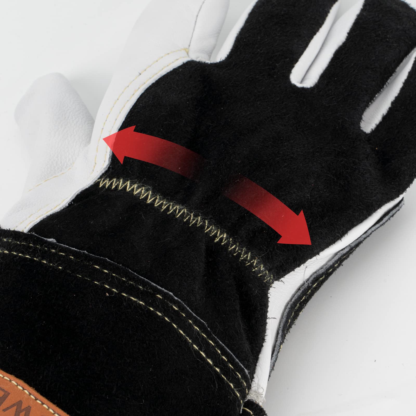 YESWELDER Premium Goatskin TIG Welding Gloves | Top Grain Leather | High Dexterity | True - Fit-Large