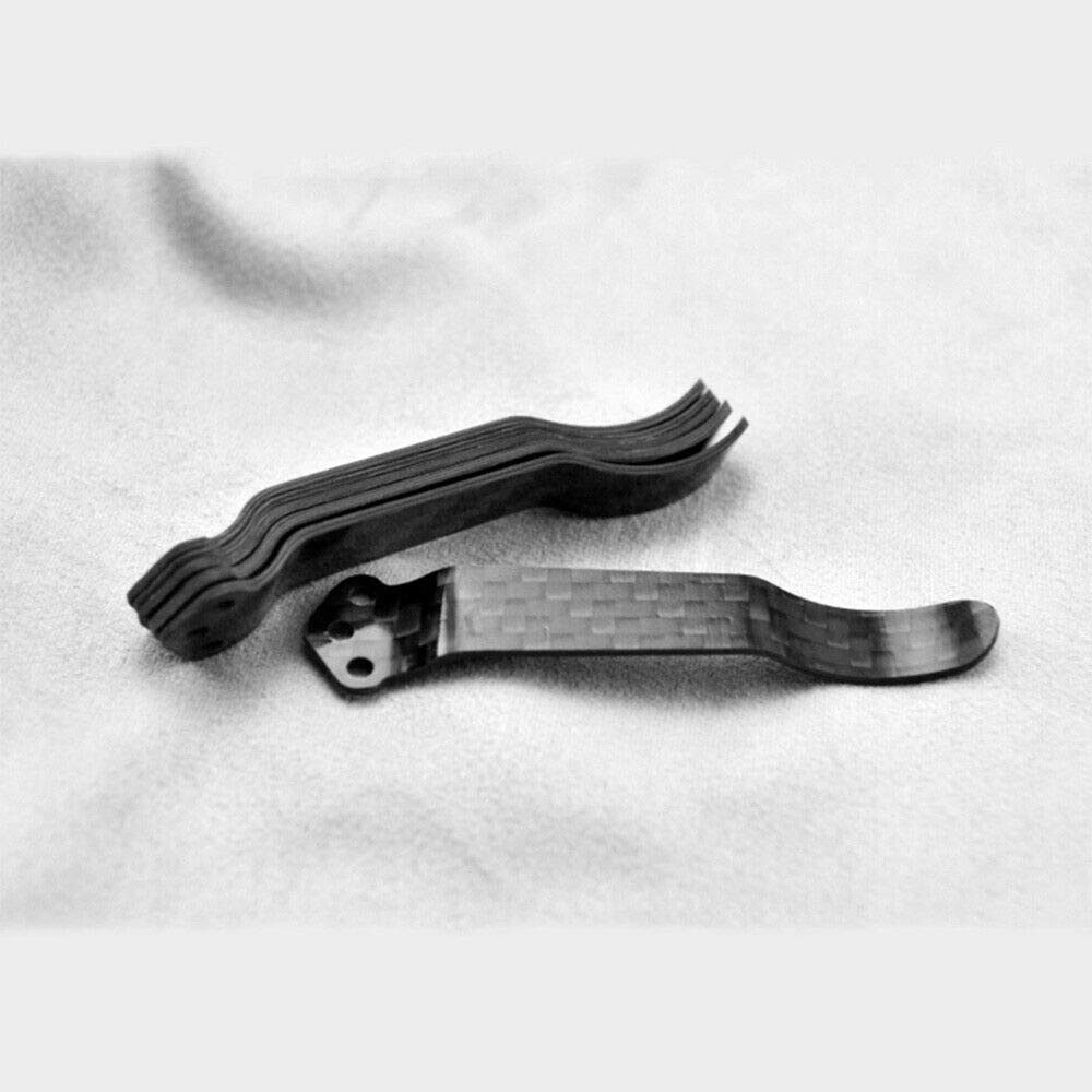 1PC Carbon Fiber Pocket Clip For SPYDERCO C81 C149 C11 C10 C41 C223 C101 C95 C90, DON'T fit C36 C122