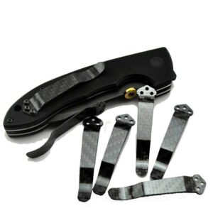 1PC Solid Carbon Fiber Pocket Clip For Benchmade 710 551 810 940 941 943 530 707 581 ?ZT 0620 0630 ?Ems CQC