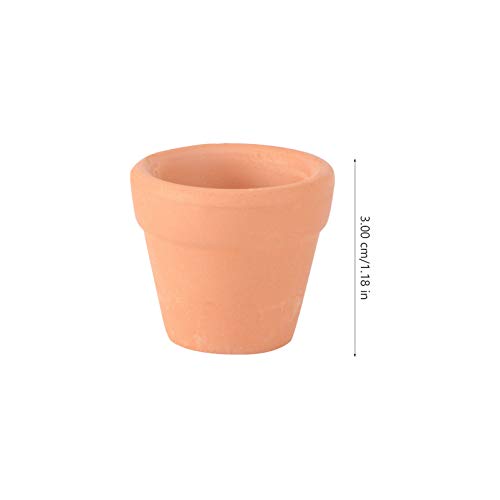 Happyyami 12Pcs Small Terracotta Plant pots Terracotta Clay Pot Miniature Clay Pot Terracotta vase Terracotta Planter Clay Plant Pot Flower Vases Ceramic vases for Flowers Strawberry Desktop