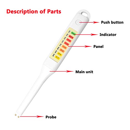 Salinity Meter Food Salinity Tester Food Salt Analysis Hand-Held Salinity Detector Meter Detector Sensitive Response Salinity Tester with LED Display