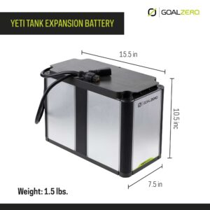 Goal Zero Yeti Tank Expansion Battery, 1.2 kWh Lead-Acid Expansion Battery Compatible Portable Power Station Generators for Home Use