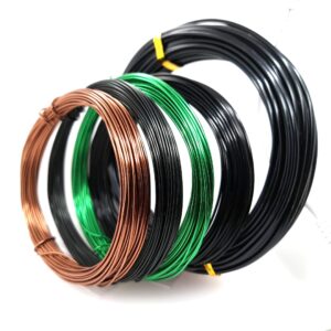 bonsai wire for bonsai tree total 164 feet 5 rolls 3 sizes 0.8 mm, 1.0 mm, 1.2 mm and 2.0 mm aluminum wire by craft wire