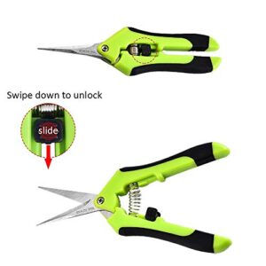 JF-XUAN Shear Tool Multifunctional Pruning Shears Garden Small Scissors Fruit Picking Scissors Trim Weed Household Potted Branches Gardening Tools (Color : As pic5)