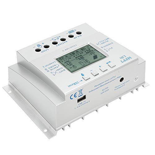 Shexton Controller, 80A LCD Display PWM Photovoltaic Solar MPPT Charge Controller Regulador 12V/24V