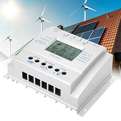 Shexton Controller, 80A LCD Display PWM Photovoltaic Solar MPPT Charge Controller Regulador 12V/24V