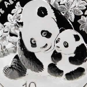 2024 30 Gram Silver Chinese Panda Coin Brilliant Uncirculated with Certificate of Authenticity 10¥ BU
