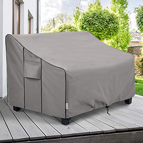 BOLTLINK Outdoor Patio Furniture Covers Waterproof ,Durable 3-Seater Sofa Cover Fits up to 76W x 40D x 33H inches