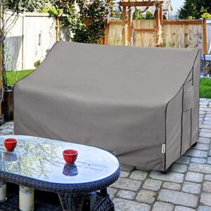 BOLTLINK Outdoor Patio Furniture Covers Waterproof ,Durable 3-Seater Sofa Cover Fits up to 76W x 40D x 33H inches