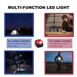 Lilocaja M18 Power Source Replacement for Milwaukee USB Charger Adapter 49-24-2371, with USB-C & USB Port & LED Work Light & DC Port, Compatible with Milwaukee M18 18V Li-ion Battery