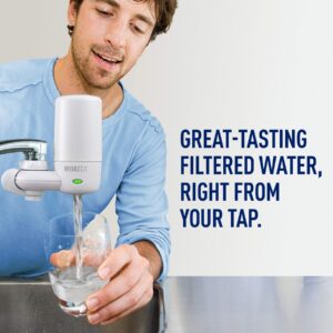 Brita Water Filter for Sink Complete Faucet Mount Water Filtration System + Brita Standard Water Filter Replacements