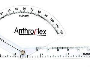 AnthroFlex 8 Piece Goniometer Set with 6 Goniometers, Tape Measure, Transport Bag