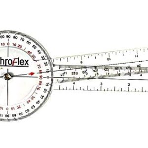 AnthroFlex 8 Piece Goniometer Set with 6 Goniometers, Tape Measure, Transport Bag