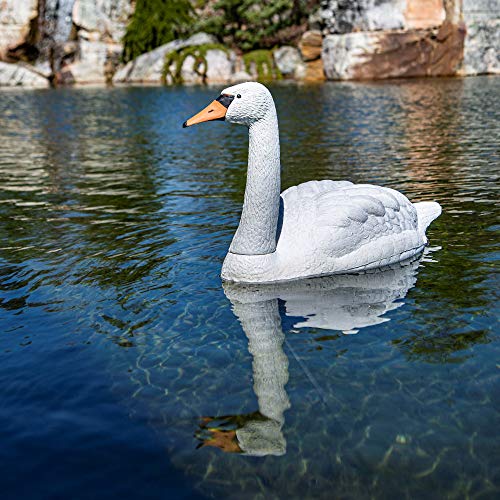 Aquascape 74014 Floating Swan Decoy, White