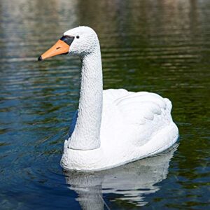 Aquascape 74014 Floating Swan Decoy, White