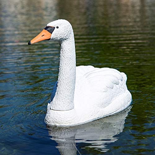 Aquascape 74014 Floating Swan Decoy, White