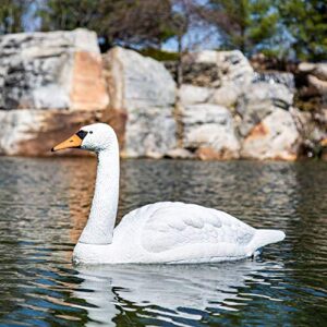 Aquascape 74014 Floating Swan Decoy, White