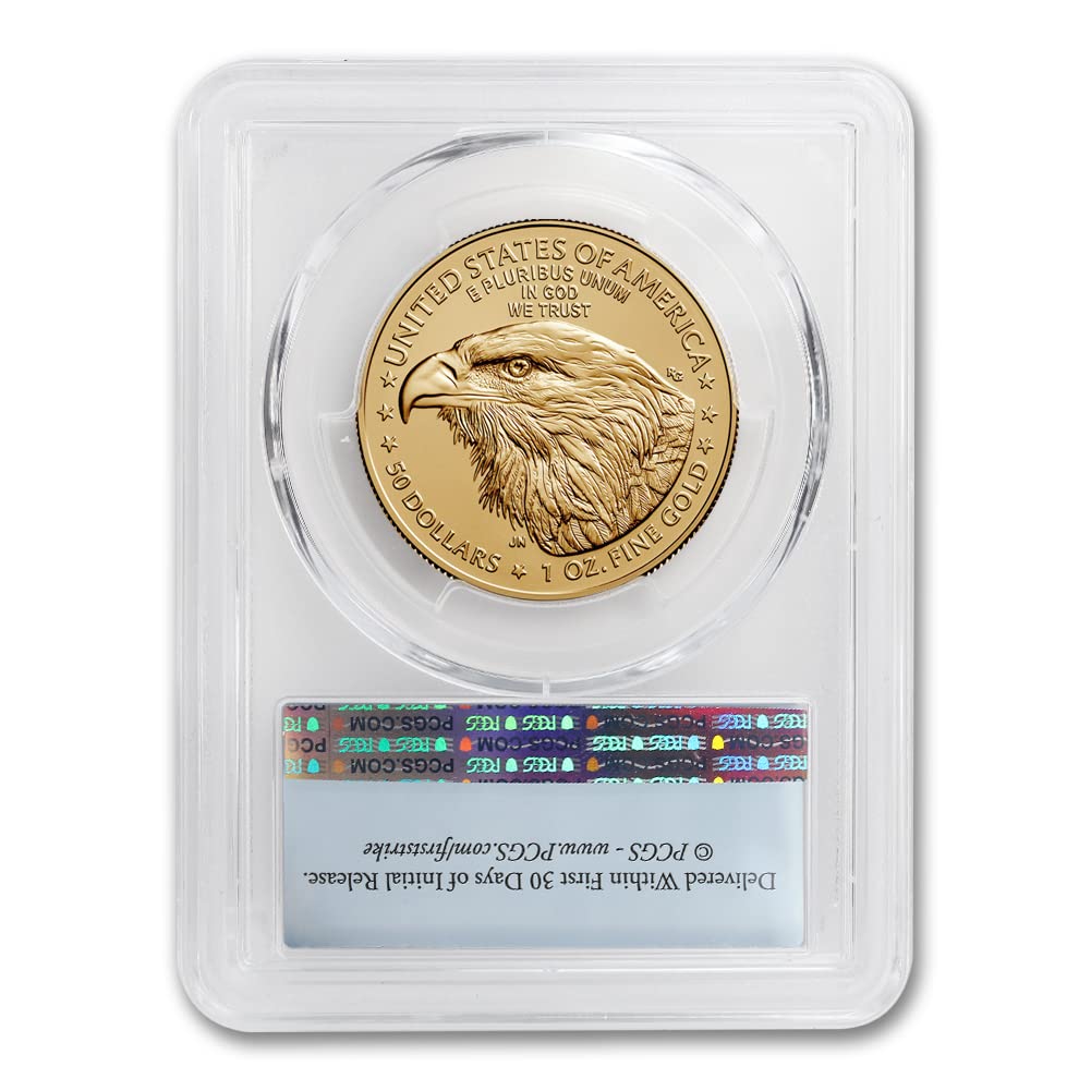 2023 1 oz American Gold Eagle Coin MS-70 (First Strike - Flag Label) 22K $50 PCGS MS70