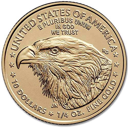 2023 1/4 oz American Eagle Gold Bullion Coin Brilliant Uncirculated with Certificate of Authenticity $10 BU