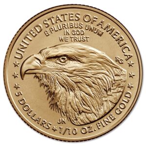 2024 ‎ 1/10 oz American Gold Eagle Coin Brilliant Uncirculated with Original United States Mint Box and a Certificate of Authenticity $5 Seller BU