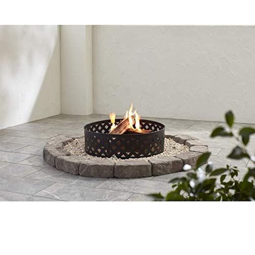 Style Selections GT 30-in Lattice Fire Ring