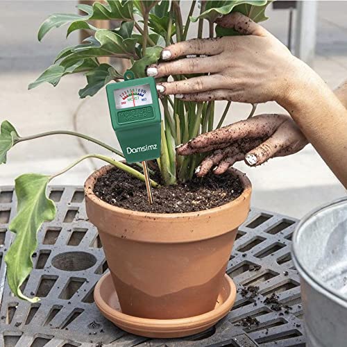 Damsimz Soil Moisture Meter, Plant Moisture Meter, Plant Water Meter Hydrometer for Plants Care, Gardening, Farming, Indoor & Outdoor Plants (No Battery Needed) Green