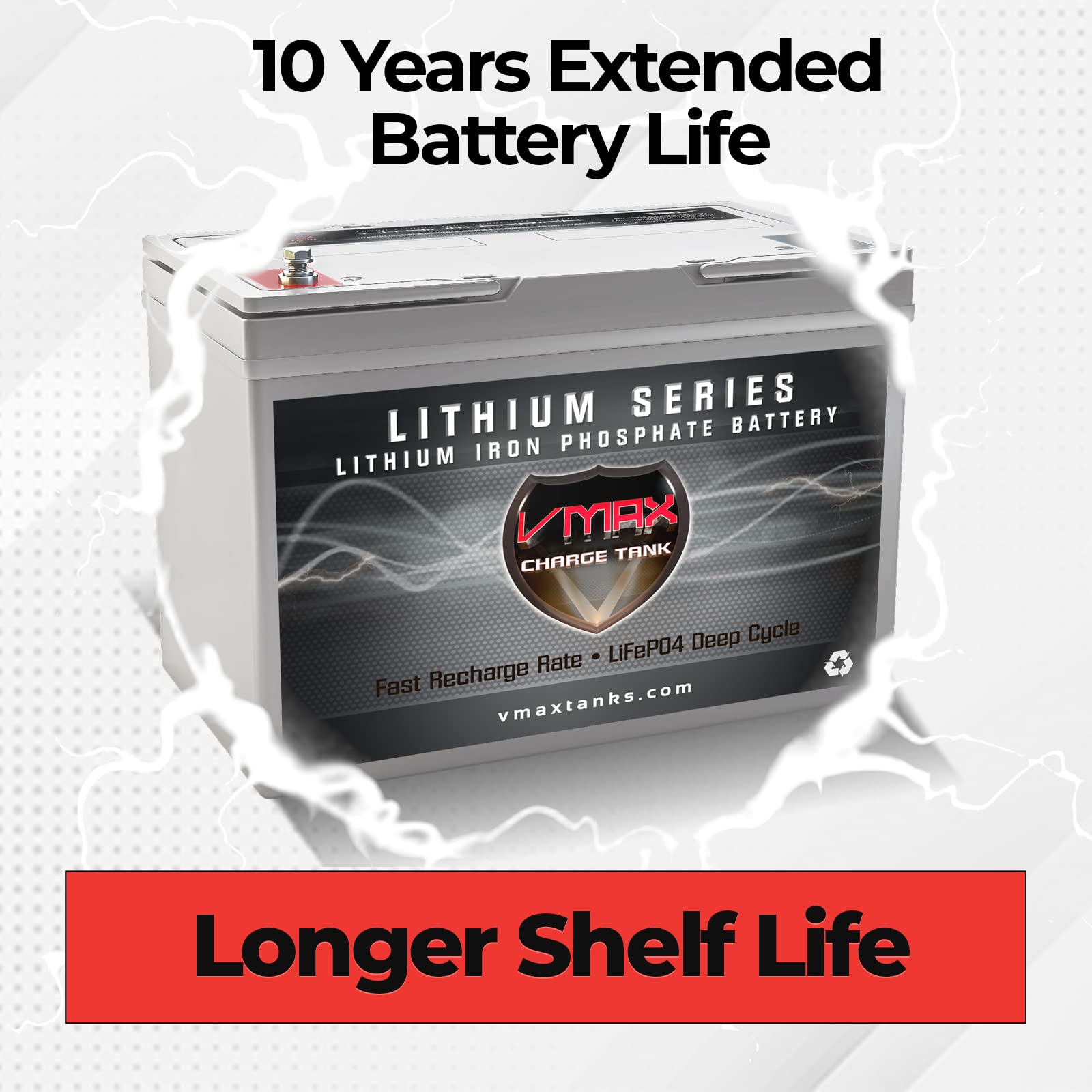 VMAX LFP22-1255 Lithium 22NF Battery LiFePO4 704Wh 12V 55AH w/BMS Deep Cycle Li-Iron Battery Ideal for Off-Grid Solar Panel Charge Wind Energy 9" L x 5.5" W x 8.2" H