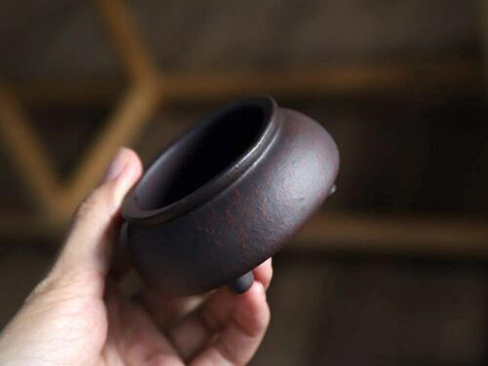 Round Chinese Yixing Zisha Mame Bonsai Pot 2.5''x2.5''x1.5''