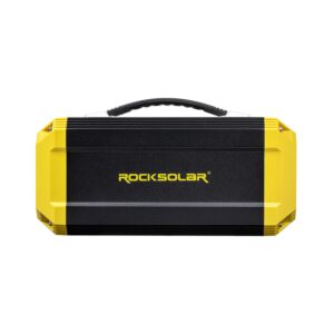 ROCKSOLAR Portable Power Station 300W Utility RS630A - 333Wh Backup Lithium Battery, Solar Generator Power Supply with AC/USB/12V DC Outlets for Camping, RV, Home, Outdoor, Emergency