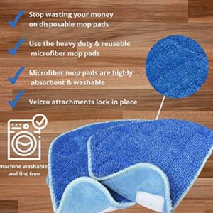 SALAV, Professional Series Mop Pad Refills for The Salav STM-402 Steam Mop, MP-102, Pack of 8