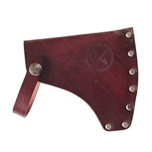 Kyien Leather Hatchet Sheath Axe Sheath Leather Axe Cover Sheath Axe Protector Tool Leather Axe Head Cover Axe Head Sheath Protect Cover with Leather