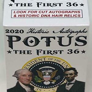 2020 Historic Autographs P.O.T.U.S. The First 36 BLASTER box (54 cards/bx)