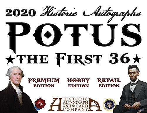 2020 Historic Autographs P.O.T.U.S. The First 36 BLASTER box (54 cards/bx)