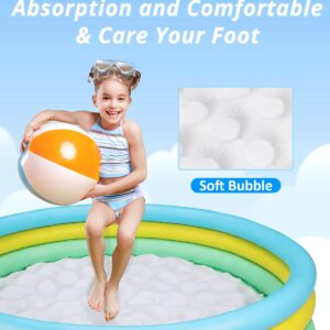 AKASO Kiddie Pools, 59'' x 13'', Inflatable Swimming Pools for Boys, Girls, Toddlers, Easy Set Up Inflatable Baby Ball Pit Pool for Ages 2+, Garden, Backyard, Outdoor Summer Water Party