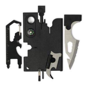 credit card tool multitool mens stocking stuffers survival wallet, 19 in 1 survival tools gifts