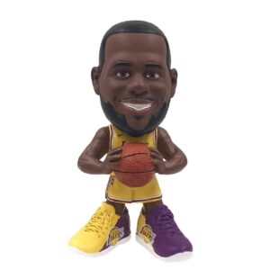 lebron james los angeles lakers showstomperz 4.5 inch bobblehead nba