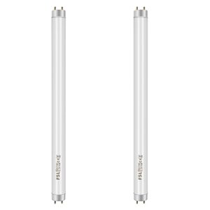 bug zapper light bulbs, replacement bulbs for 20w electric mosquito zapper, 2 pack 13'' 10w uv t8 fluorescent light tube replacement for 20w indoor outdoor electronic insect pest zapper lamp killer