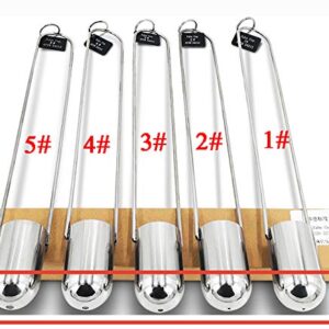 HFBTE Viscosity Cup Zahn Cup Stainless Steel Viscometer Flow Cup #2 Dip Type 44ml For Thin Oil Mixed Paint Varnish