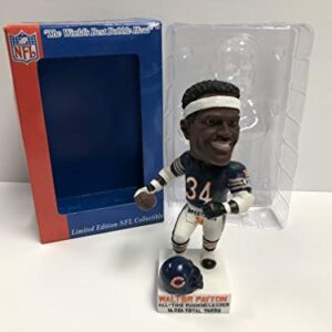 Walter Payton All Time Rushing Leader Sweetness Limited Edition (dark jersey) Bobble Bobblehead