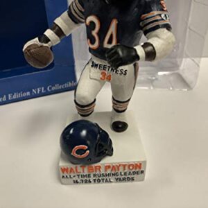 Walter Payton All Time Rushing Leader Sweetness Limited Edition (dark jersey) Bobble Bobblehead