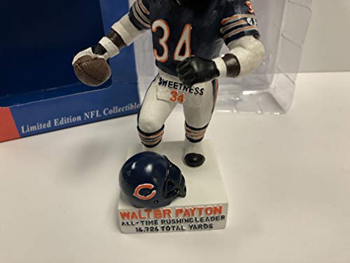 Walter Payton All Time Rushing Leader Sweetness Limited Edition (dark jersey) Bobble Bobblehead